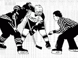 Hockey face off clipart » Clipart Station