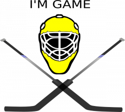 Goalie Mask Crossed Sticks Clip Art at Clker.com - vector clip art ...