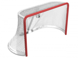 Hockey Net Clip Art | 3D Model of Hockey Goal & Net By ...