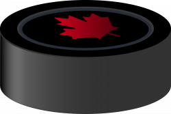Clipart - Hockey Puck Canada