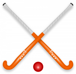 Clipart - Hockey Stick & Ball