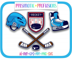 Hockey SVG, Hockey Clipart By Prismatic Profusions ...