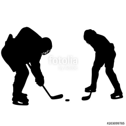 Ice Hockey silhouette, Ice Hockey Player Goalie clipart, Ice ...