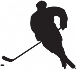 Ice Hockey Player Silhouette at GetDrawings.com | Free for personal ...