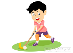 Hockey Clipart Clipart- child-playing-field-hockey-clipart ...