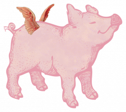 Merry & Bright Christmas Pigs Garland | Pig png, Ephemera and Clip art