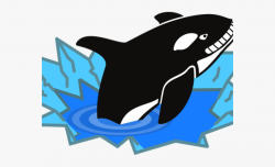 Orca Clipart Big Whale - Ice Fishing Hole Clip Art, Cliparts ...