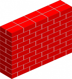 Clip Art Brick Wall - Elitflat