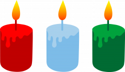 Red Blue and Green Christmas Candles | Christmas crafts | Pinterest ...