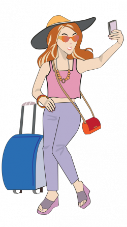 lady traveller | cartoon and caricature | Pinterest | Caricatures ...