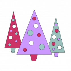 Free Clipart N Images: Free Colorful Christmas Tree Clipart