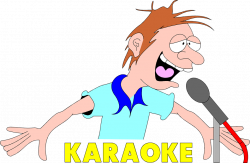 Karaoke | Free Stock Photo | Illustration of a drunk singer with ...