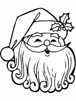 Christmas Coloring Pages eBook: Jolly Santa | Free printable, Santa ...