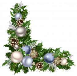 Christmas Deco Corner with Decorations PNG Picture | Gallery ...