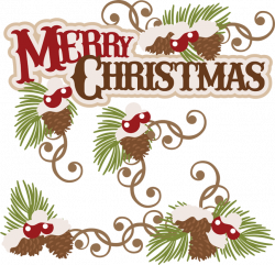 Merry Christmas | Cuttable Scrapbook SVG Files | Pinterest | Merry ...