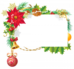 Christmas Deco Blank PNG Clipart | Frames | Pinterest | Christmas ...