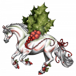 Holly Jolly Christmas Pegasus by ReQuay on DeviantArt