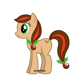 Holly Leaves - Christmas Pony by JasminePony on DeviantArt