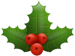 Christmas Holly PNG Clip Art Image | Gallery Yopriceville - High ...