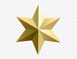 Hollywood Clipart - Gold Star Transparent Background - Png ...