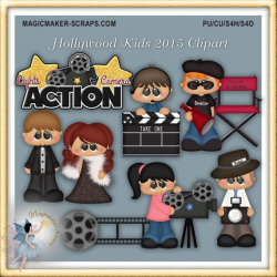 Movie Clipart, Hollywood Kids 2015