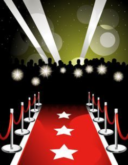 hollywood lights clipart black and white - Google Search ...