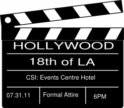 Hollywood Theme Party Clip Art at Clker.com - vector clip art online ...