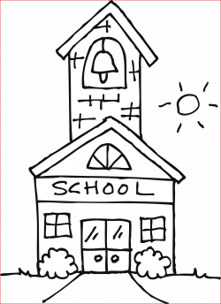 Unique School House Clipart | cobble usa