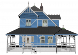 House Clip Art High Resolution Clipart With Porch | Yanhe Clip Art