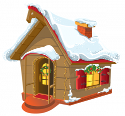 Christmas Winter House PNG Clipart Image | Its Christmas !!! clip ...