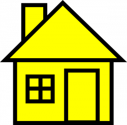 Yellow House Clip Art at Clker.com - vector clip art online, royalty ...