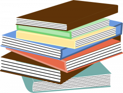 Clipart - stack of books 01