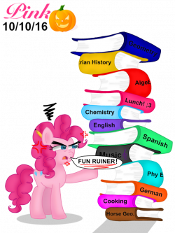 Pinkie's Reaction To Homework by CinnamonHeartXOXO on DeviantArt