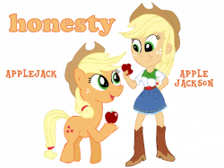 MLP Two Of A Kind: Honesty (draft) by NewportMuse on DeviantArt