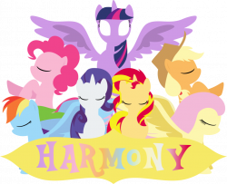 Mane 7 Harmony by Midnight-St4r on DeviantArt