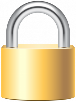 padlock gold clip art png - Free PNG Images | TOPpng