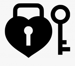 Lock Clipart Lock And Key - Padlock Heart Key Clipart ...