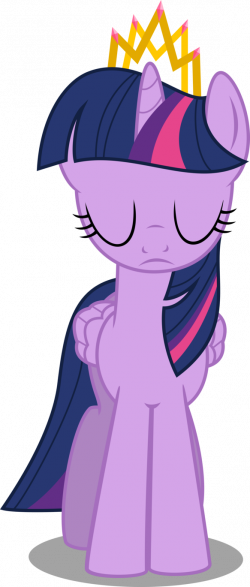 Princess Twilight looking rather solemn/sad by xenoneal on DeviantArt