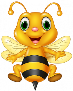Funny cartoon animals vector (8) [преобразованный].png | Bees, Clip ...