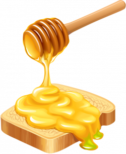 Fresh Honey [преобразованный].png | Clip art, Bees and Food