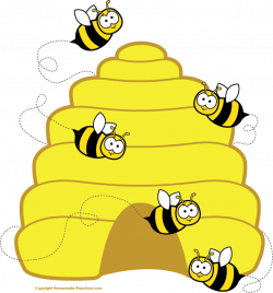 Honey Bee Hive Cartoon Image | Cartoonview.co
