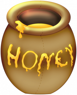 Honey Jar Parrxf3n - Cartoon honey pot 735*900 transprent Png Free ...