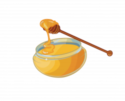 Yuja tea Honey Jar Clip art - Sweet honey 3541*2867 transprent Png ...