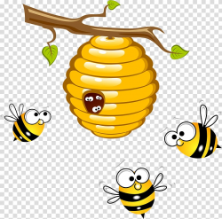 Honey bee Beehive , bee transparent background PNG clipart ...
