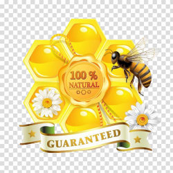 100% natural guaranteed advertisement, Honey bee Honey bee ...