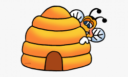 Honey Clipart Bee Nest - Honey Bee Hive Clip Art #277220 ...
