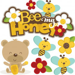 Bee My Honey SVG bundle for scrapbooking cardmaking valentines svg ...