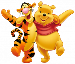 Winnie the Pooh and Tigger transparent PNG - StickPNG