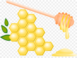 Honey Background clipart - Bee, Honeycomb, Honey ...