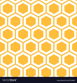 Pattern with honeycombs Royalty Free Vector Image | Drawing ...